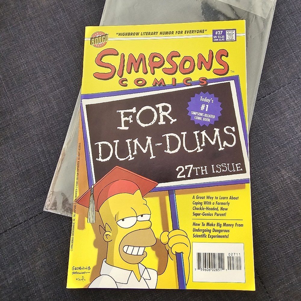 Simpsons Comics For Dum-Dums No. 27